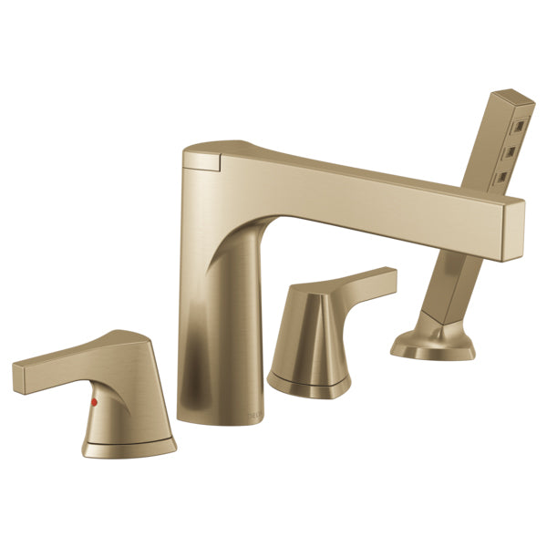 Zura Roman Tub Trim W/Handshower In Bronze