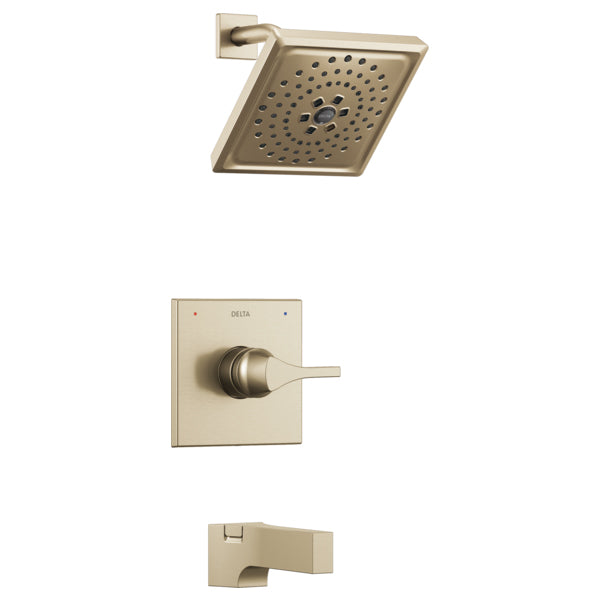 Zura Monitor Tub/Shower Trim In Champagne Bronze