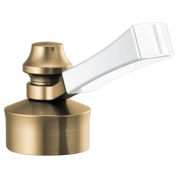 Single Lever Handle Kit in Champagne Bronze/Porcelain 1 pc