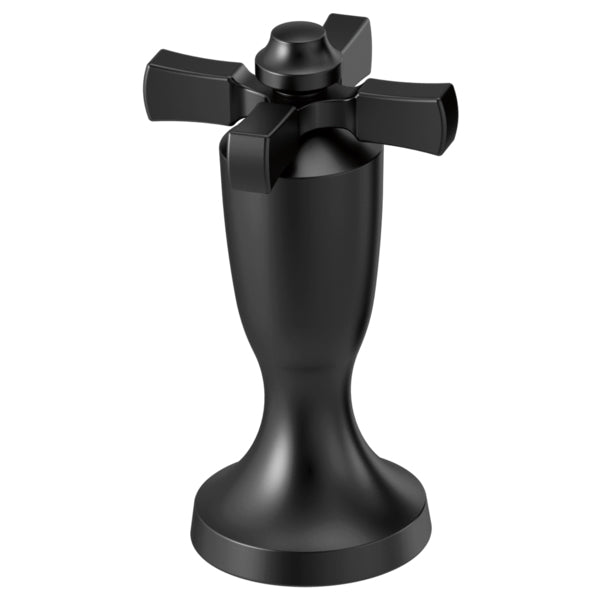 Dorval Roman Tub & Tub Filler Cross Handle in Matte Black 1 pc