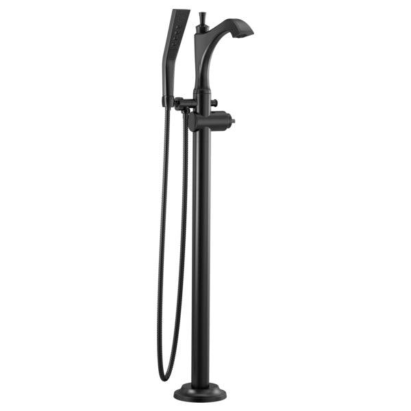Dorval Tub Trim W/Handshower In Matte Black