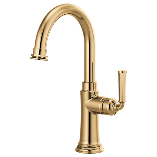 Rook Bar Faucet in Polished Gold