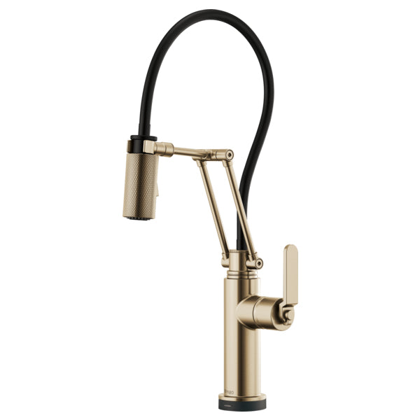 Litze Smarttouch Articulating Fct w/Industrial Handle in Gold
