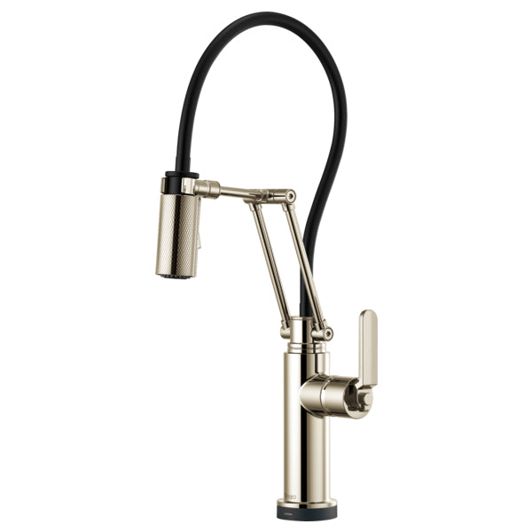 Litze Smarttouch Articulating Fct w/Industrial Handle in Nickel