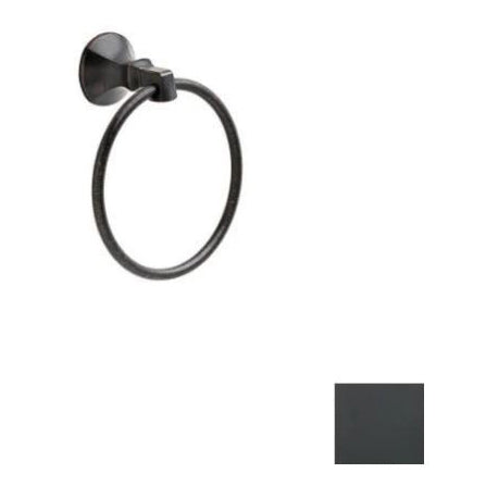 Ashlyn Towel Ring in Matte Black