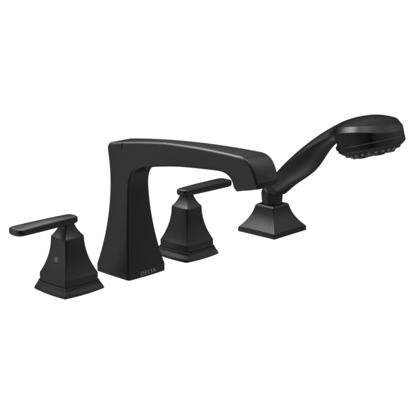 Ashlyn Tub Trim W/Handshower In Matte Black
