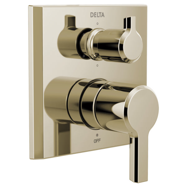Pivotal 14 Integrated Diverter Trim w/6F Diverter in Polished Nickel