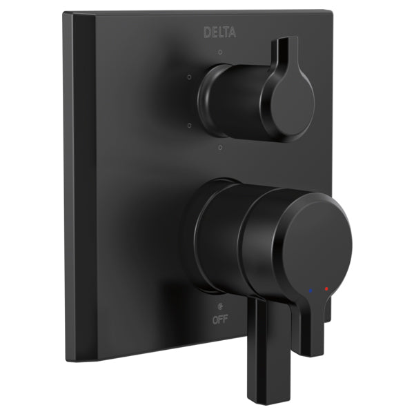 Pivotal 17 Integrated Diverter Trim w/6F Diverter in Matte Black
