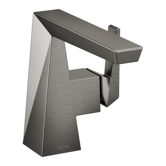 Trillian Single Hole Lav Faucet W/Lever-Handle In Lumicoat Black Stainless