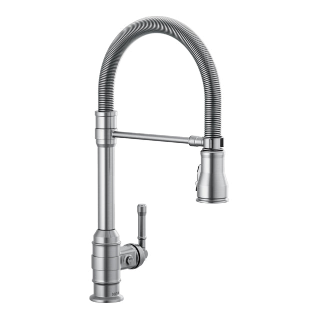 SINK FCT 9690-AR-DST BRODERICK SGL HDL PULLDWN W/SPRING SPOUT