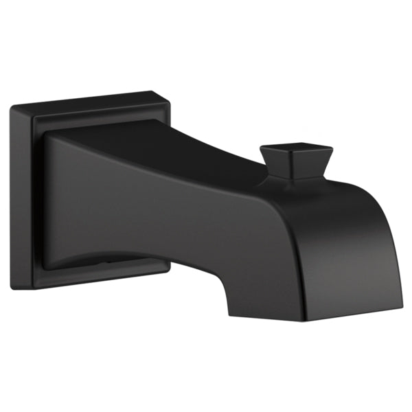 Ashlyn Non-Diverter Tub Spout in Matte Black