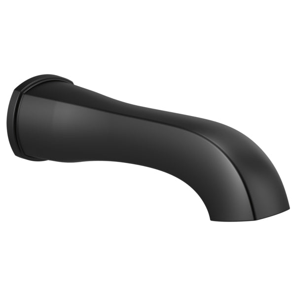 Stryke Non-Diverter Tub Spout in Matte Black
