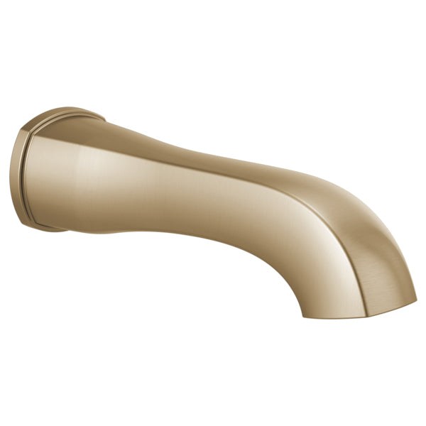 Stryke Non-Diverter Tub Spout in Champagne Bronze