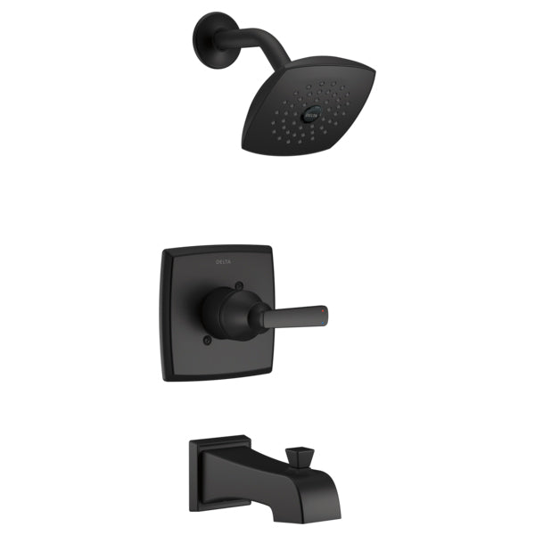 Ashlyn Monitor Tub/Shower Trim In Matte Black