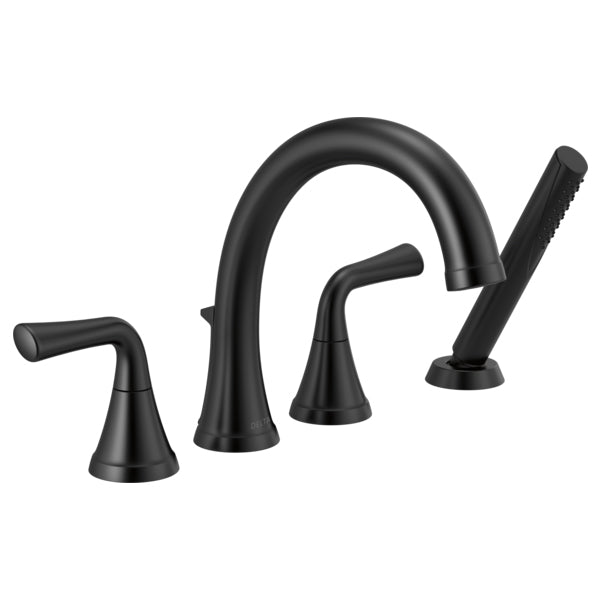 Kayra Tub Trim W/Handshower In Matte Black