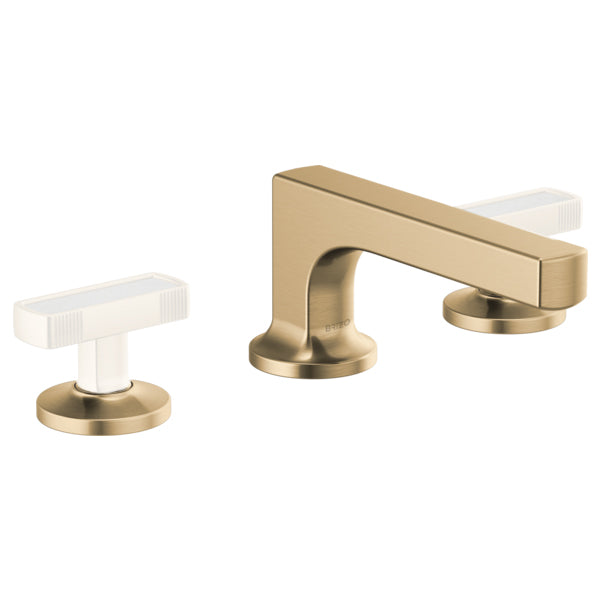 Brizo Kintsu Widespread Low Spout Lav Fct in Gold, 1.2 gpm