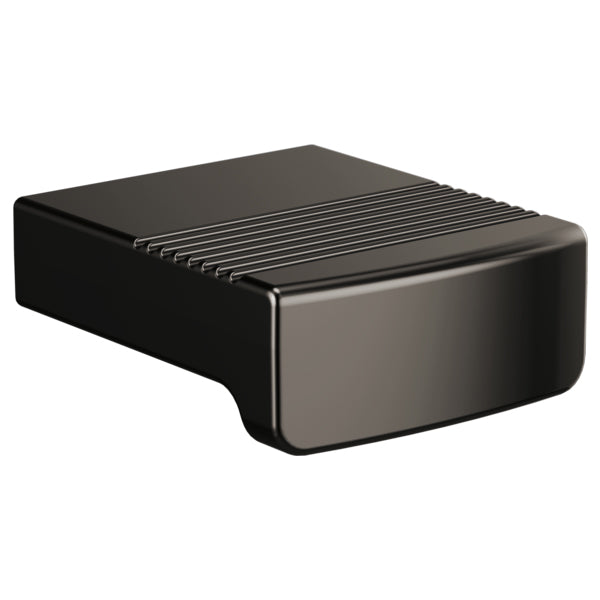 Brizo Kintsu Bin Knob in Brilliance Black Onyx
