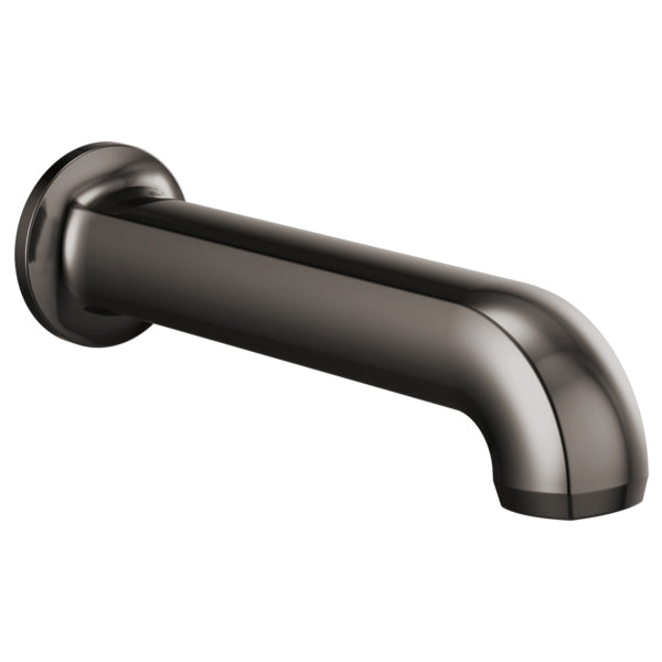 Brizo Kintsu Non-Diverter Tub Spout in Brilliance Black Onyx