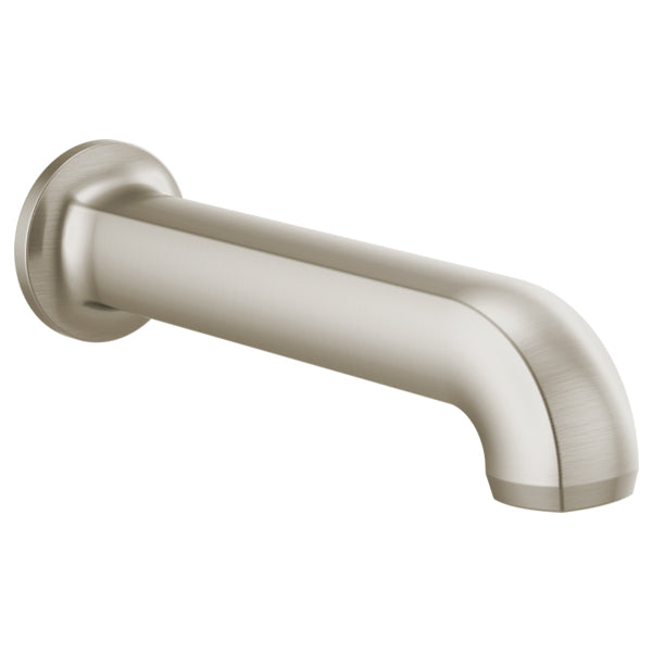Brizo Kintsu Non-Diverter Tub Spout in Luxe Nickel