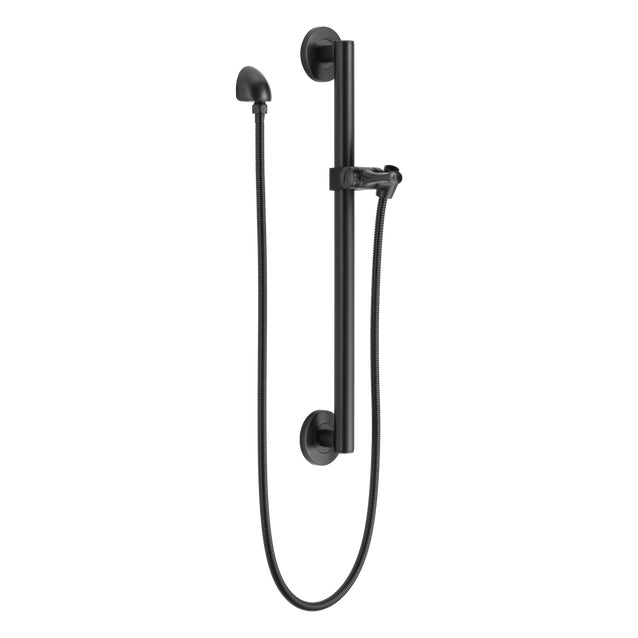 Slide Bar/Grab Bar Assembly In Matte Black