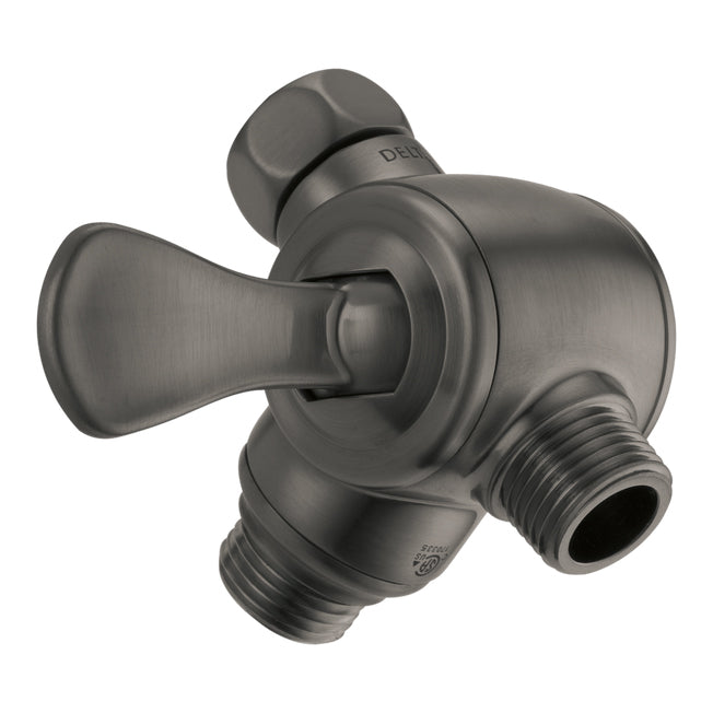 3-Way Diverter In Black Stainless