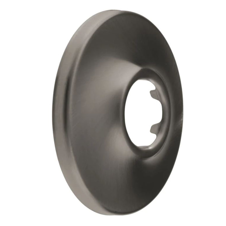 Wall/Ceiling Mount Shower Arm Flange In Black Stainless