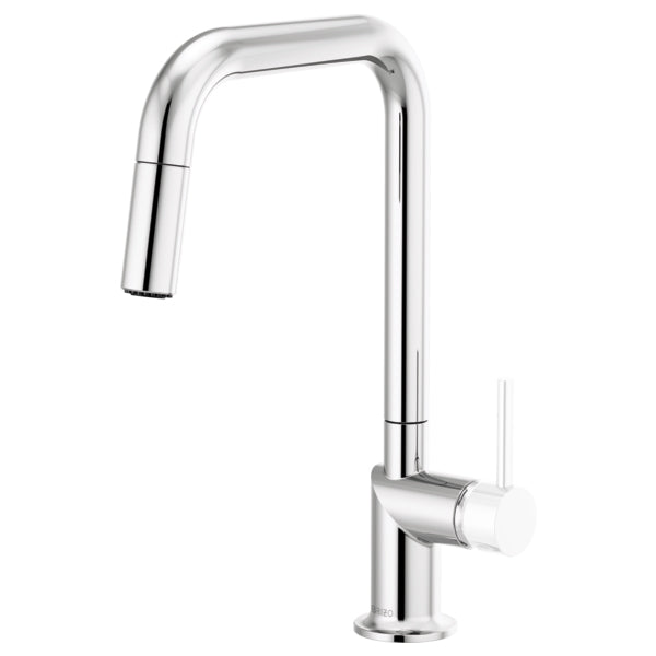 Odin Pull-Down Faucet w/Sq Spout, No Hdl in Chrome