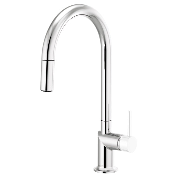 Odin Pull-Down Faucet w/Arc Spout, No Hdl in Chrome