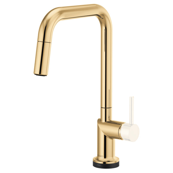 Odin SmartTouch Pull-Down Fct w/Sq Spout, No Hdl, Pol. Gold