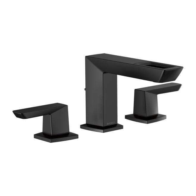 Vettis Widespread Lav Faucet w/Drn in Matte Black, 1.2 gpm