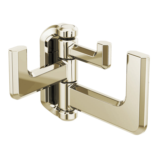Brizo Levoir Hinged Robe Hook in Polished Nickel