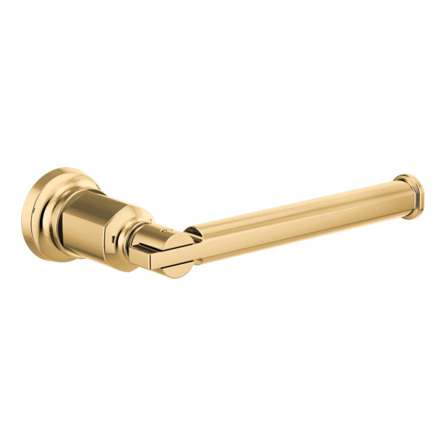 Brizo Invari Toilet Paper Holder in Polished Gold