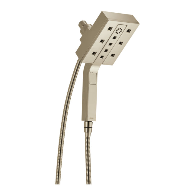 Hydrati Linear Sq 4-Function 2-in1 Shower In Pol. Nickel, 2.5 gpm