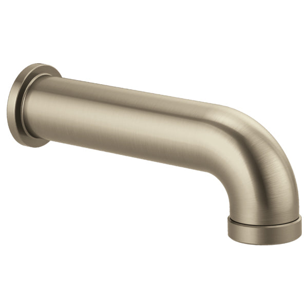 Essential Linear Round Diverter Tub Spout in Brushed Nickel