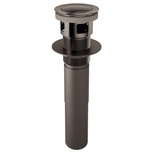 Brizo Push Button Pop-Up Drain w/Overflow in Black Onyx