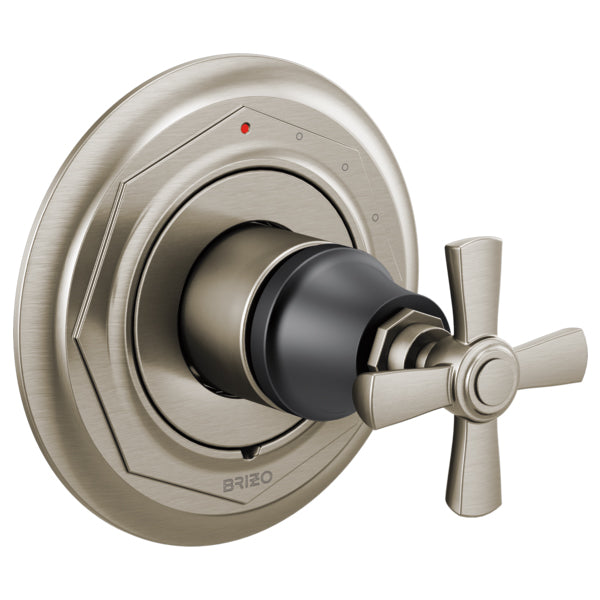 Brizo Rook Pressure Balance Trim In L Nickel/M Blk