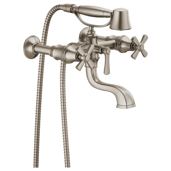 Brizo Rook Tub Filler Kit In Luxe Nickel