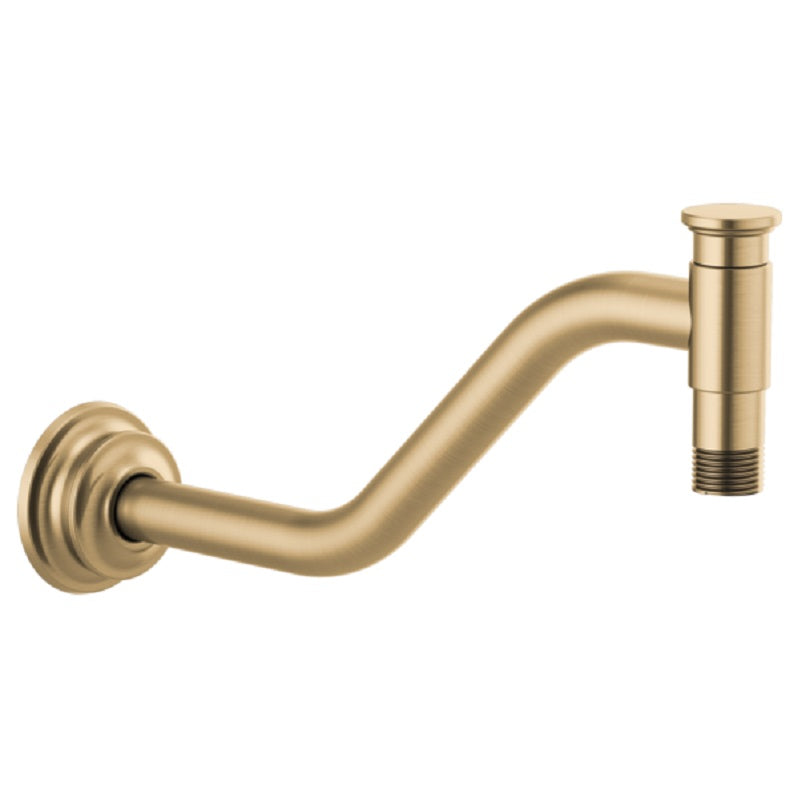 Brizo Invari Angled Shower Arm In Luxe Gold