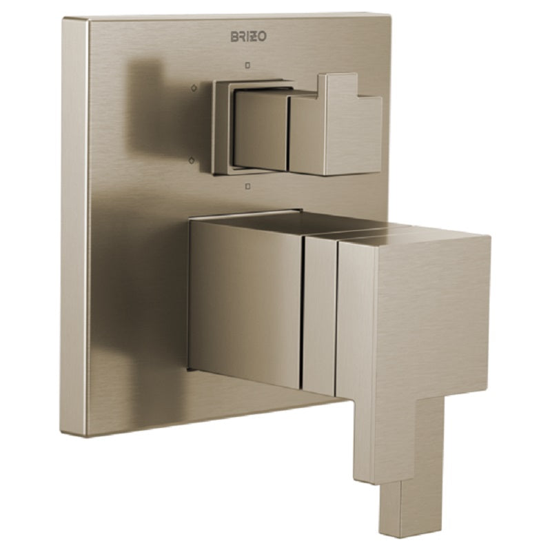 Siderna Thermostatic Valve Trim w/6F Diverter in Brushed Nickel