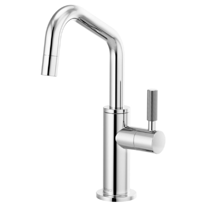 Litze Beverage Faucet w/Angle Spout & Knurl Hndl in Chrome
