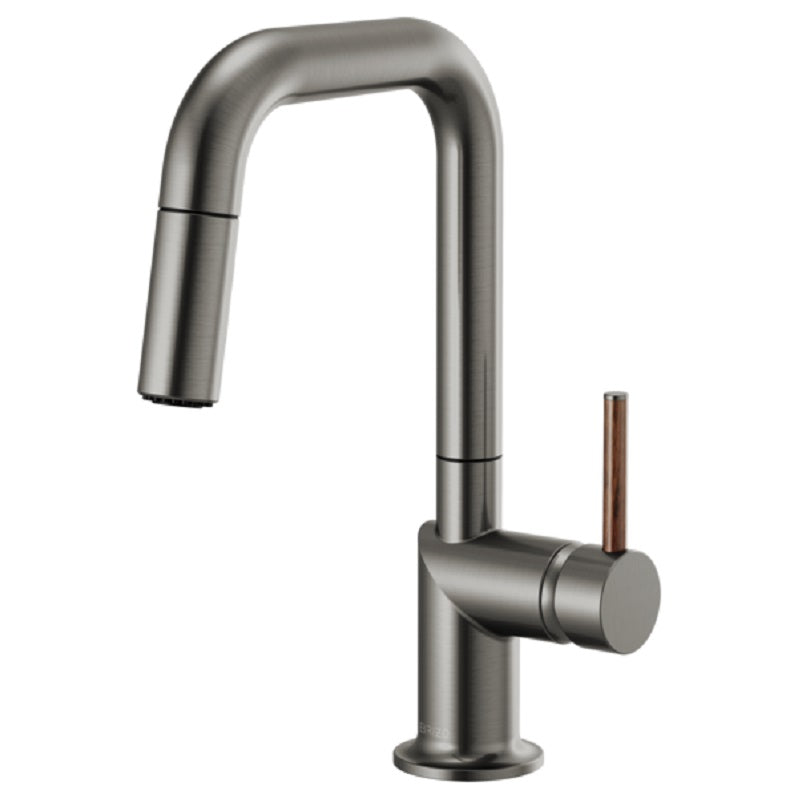 Brizo Odin Pull-Down Prep Faucet, Less Handle in Luxe Steel