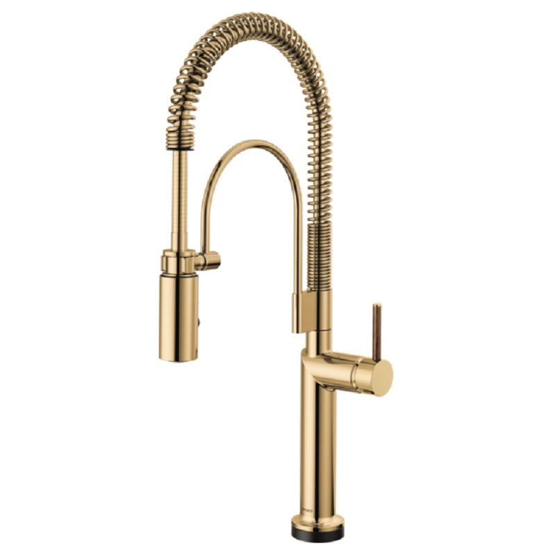 Brizo Odin SmartTouch Kitchen Faucet, No Hdl in Polished Gold