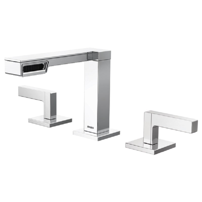 Frank Lloyd Wright Widespread Lav Faucet, No Hdls in Chrome