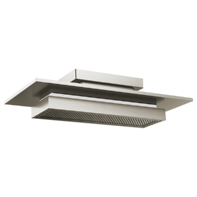 Frank Lloyd Wright 21" Showerhead in Luxe Nickel, 2.5 gpm