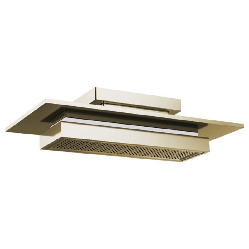Frank Lloyd Wright 21" Showerhead in Polished Nickel, 2.5 gpm