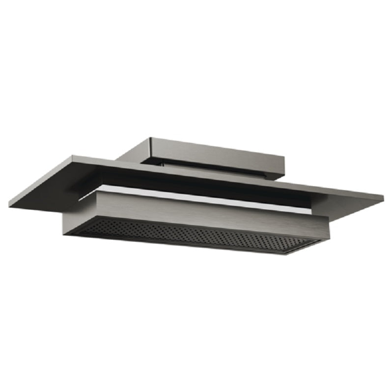 Frank Lloyd Wright 21" Showerhead in Luxe Steel, 2.5 gpm