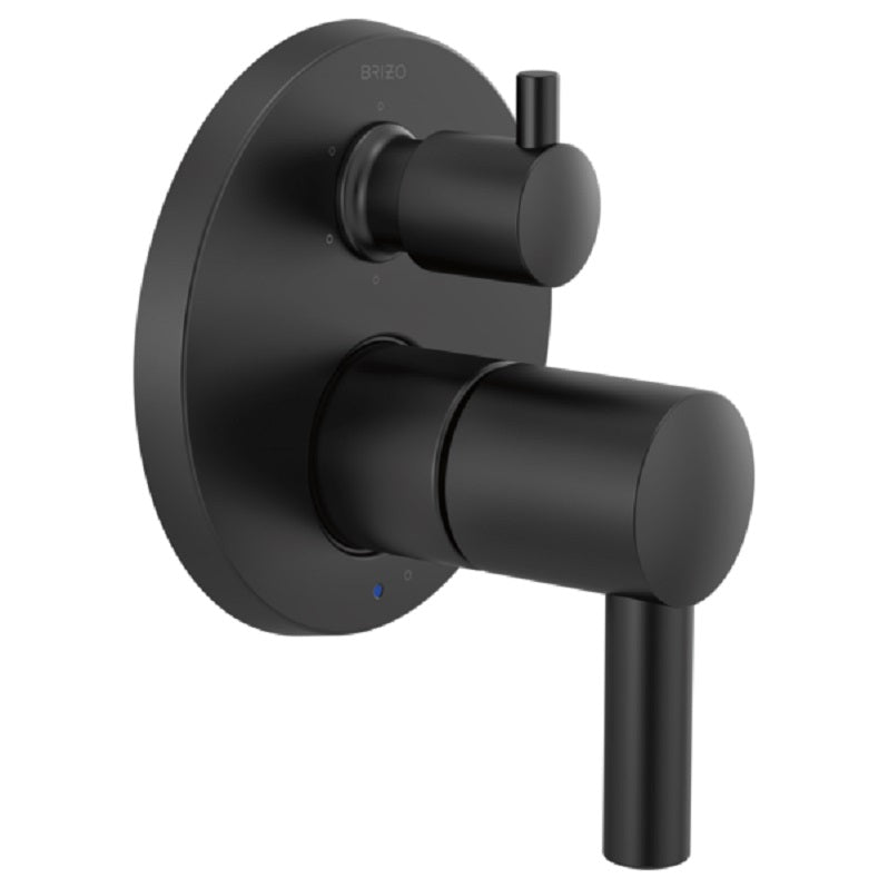 Jason Wu Pressure Balance Trim w/6F Diverter, No Hdl in Matte Black