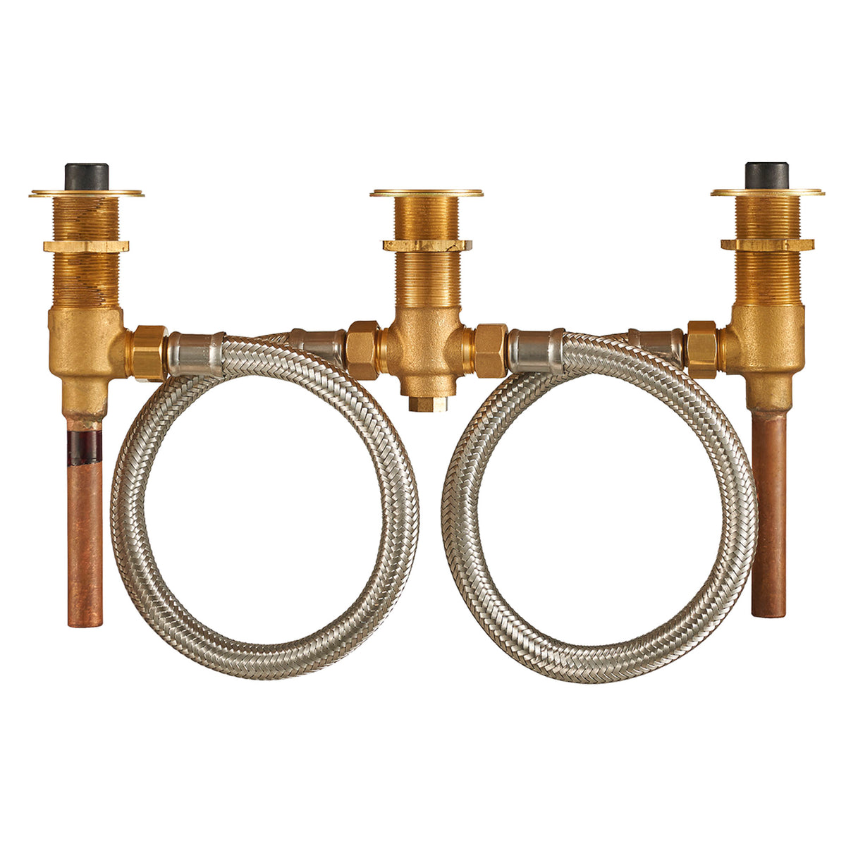 Flash Rough-In Body Valve 1/2" Sweat Connections for Roman Tub Filler Faucet