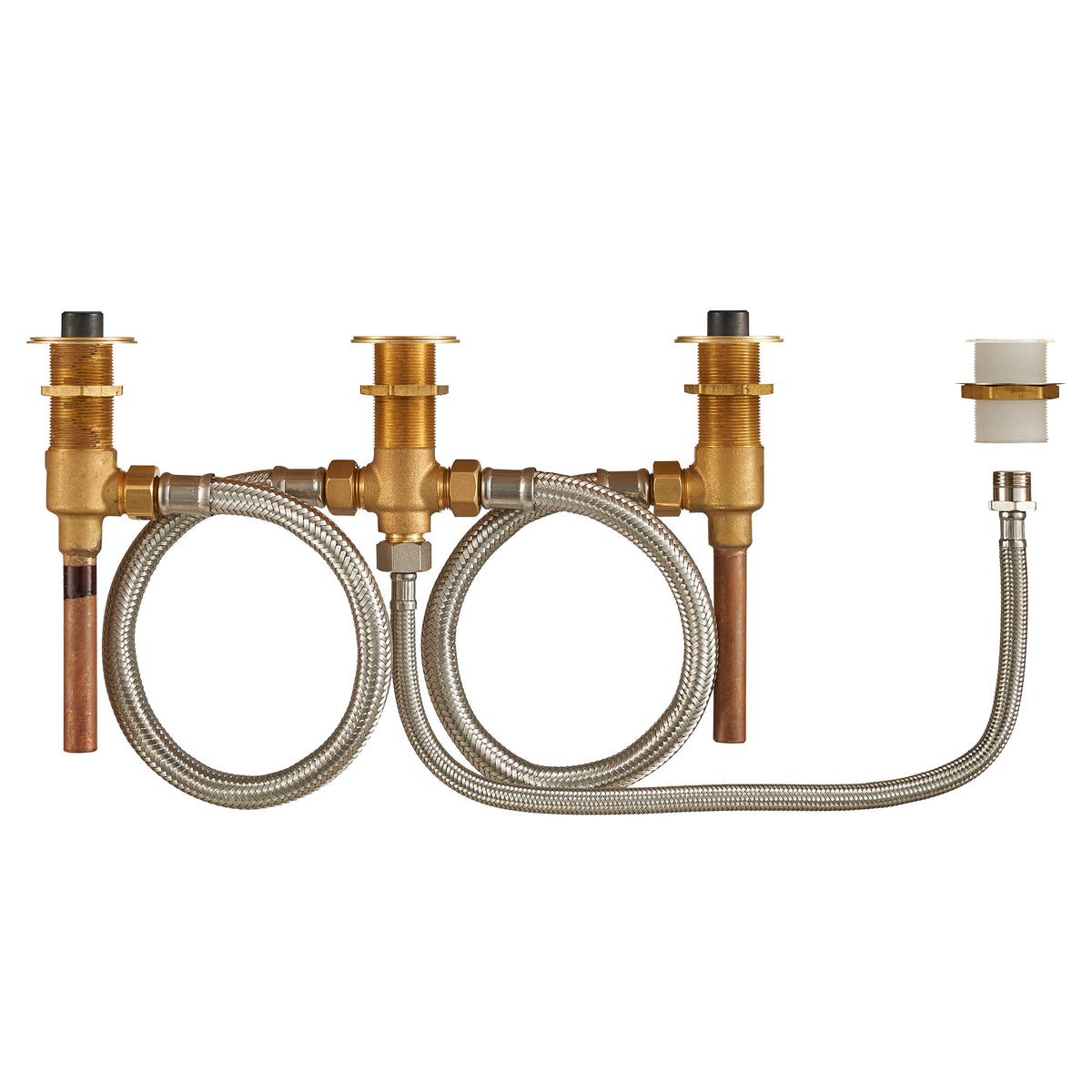 Flash Rough-In Body Valve 1/2" Sweat Connections for Roman Tub Filler Faucet w/Handshower