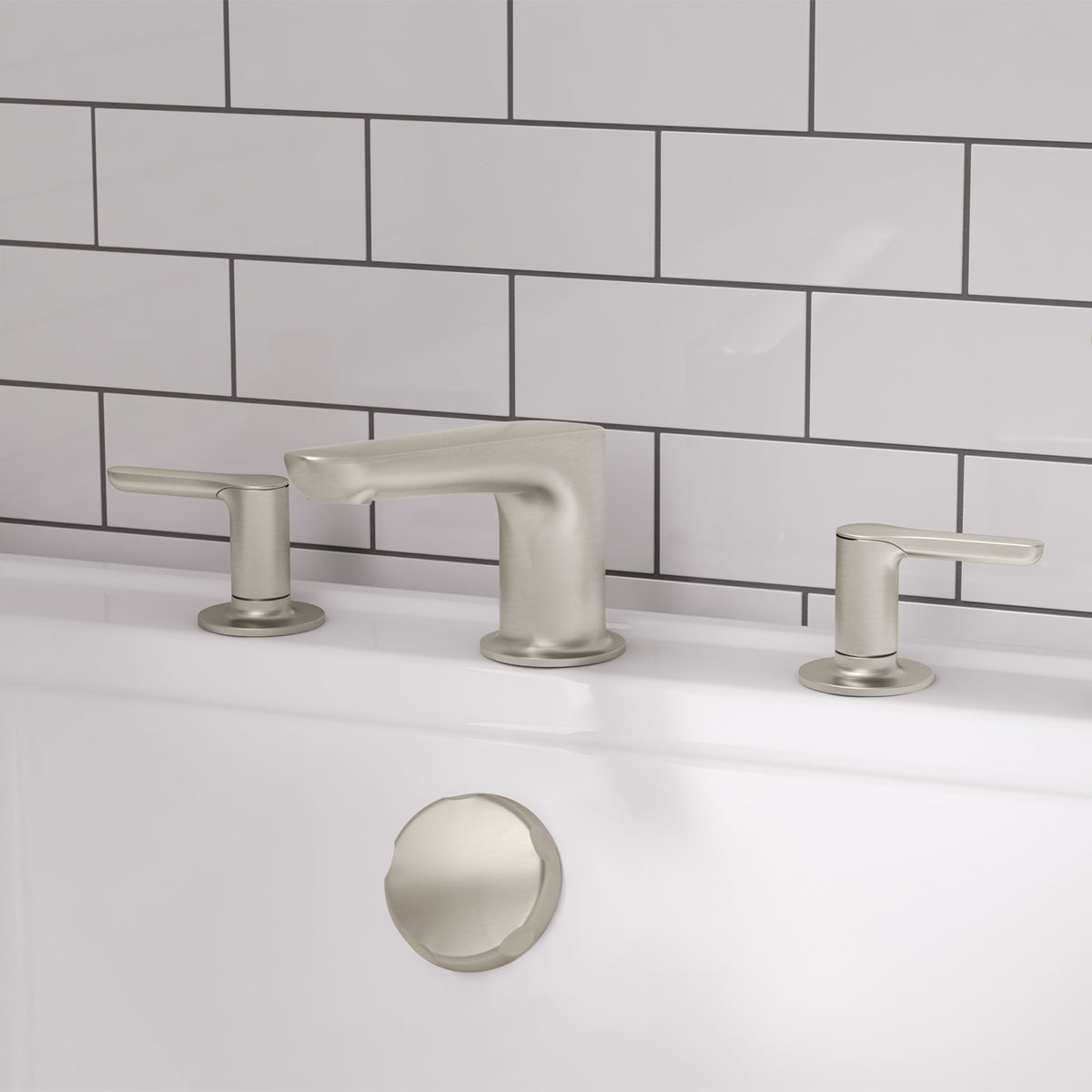 Studio S Bathtub Trim In Brushed Nickel